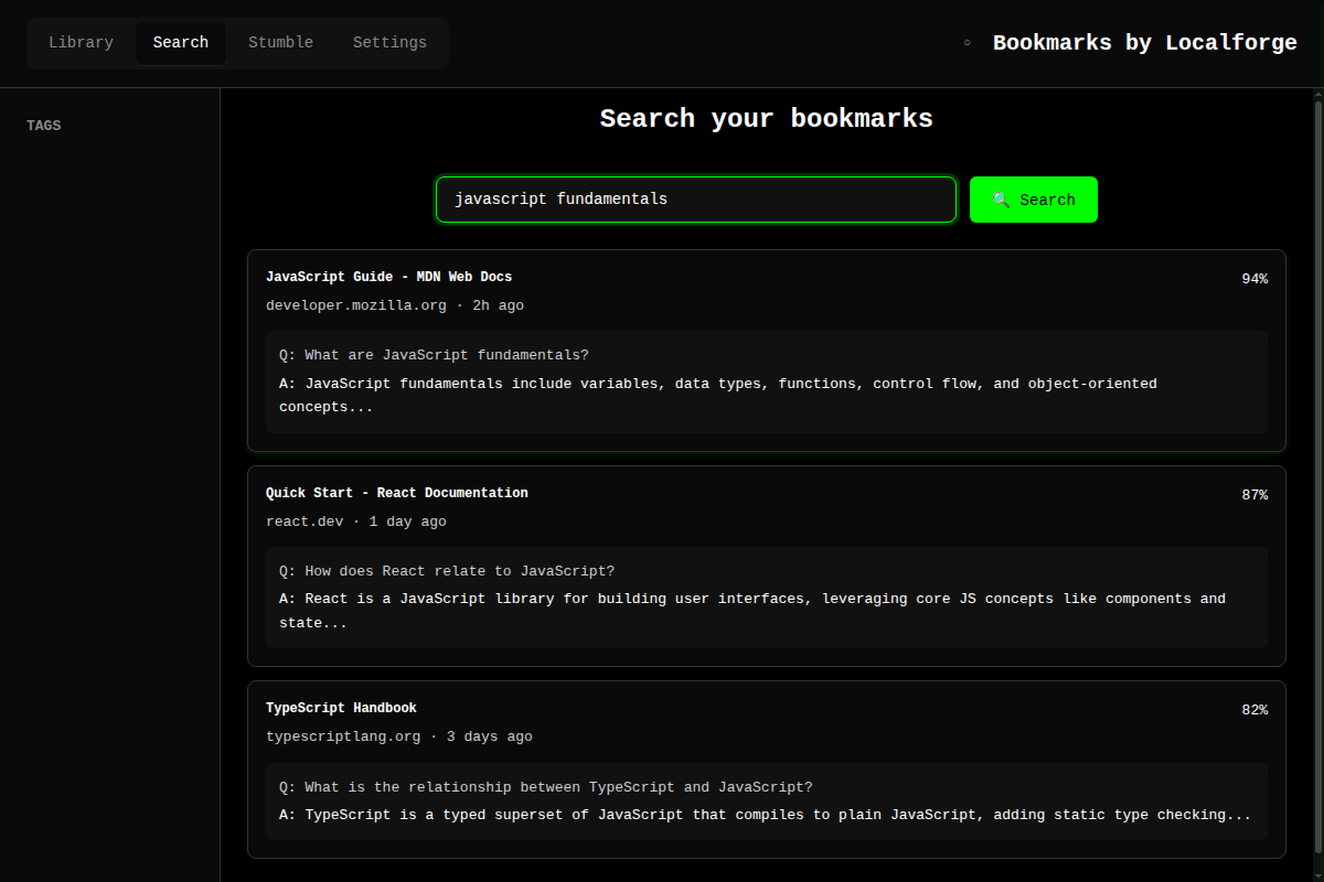 Search - Semantic queries